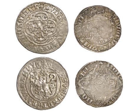 Germany, BERG, Adolf IX (1423-37), Weisspfennig, Mulheim, with title of Duke of Jülich, 2.11g/4h (Noss 124); HESSE, Ludwig I 