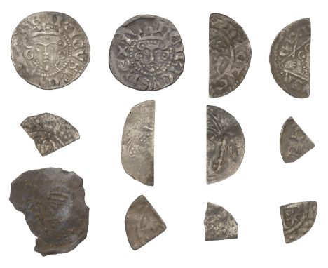 Henry III, Long Cross coinage, Pennies (2), class IIIa, Northampton, Lucas, 1.37g/11h, class Va, Canterbury, Nichole, 1.31g/8