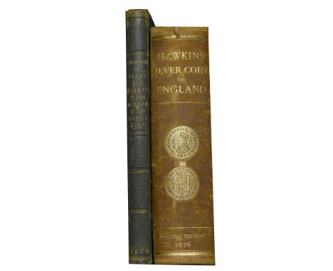 Hawkins, E., The Silver Coins of England, Kenyon’s revised edn, London, 1876, vi + 504pp, 54 engraved plates; together with a