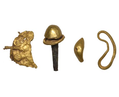 Antiquities, Roman, gold finger ring, 1st-3rd century, 2cm across, 2.29g, oval sectioned plain hoop with an elongated oval fl