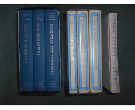 FOLIO SOCIETY  MORRIS, J.  Pax Britannica  3 vols. plus  RUNCIMAN, S.  A History of the Crusades  3 vols. plus 1 other, all i