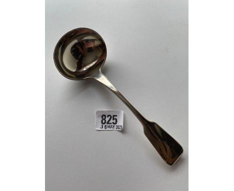 A good plain Exeter Victorian sauce ladle fiddle pattern 1847 by J STONE 70 gms
