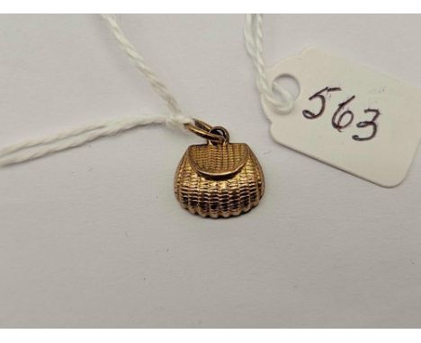 A fishing creel charm