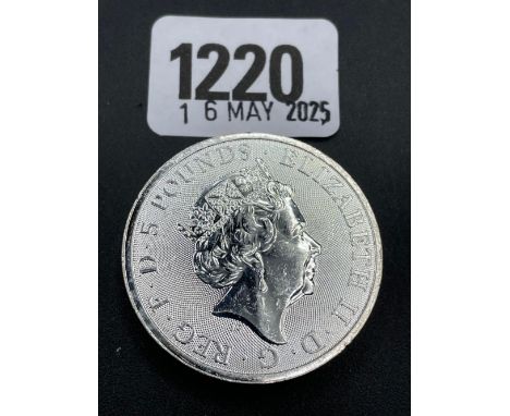 Queen  2oz silver crown 20219