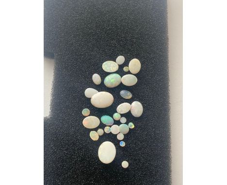 A bag of opal gem stones