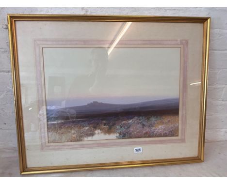 FREDERICK J WIDGERY – A Dartmoor Landscape – 14 x 20 in. Signed and dated 1904