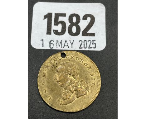 George III 1820 medallion