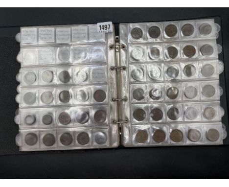 Book of coins incl; a few silver