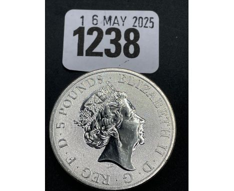 Queen 2oz silver crown 2020