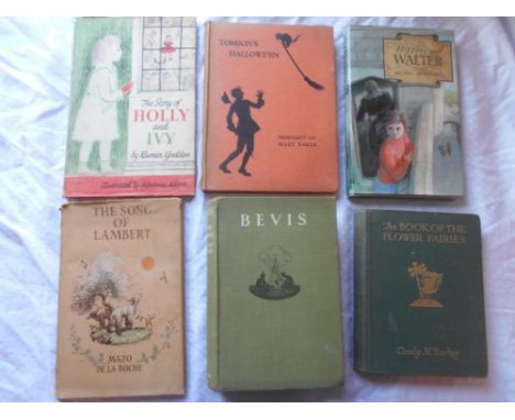 CHILDRENS BOOKS   BARKER, C.M.  The Book of Flower Fairies   n.d. c. 1950, London, plus 5 other childrens books (6)