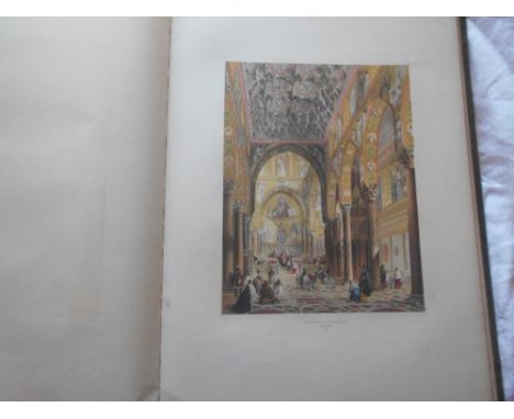 KNIGHT, H.G.   Saracenic &amp; Norman Remains to Illustrate the Normans in Sicily   1840, J. Murray, London, cont. hf. moroc,