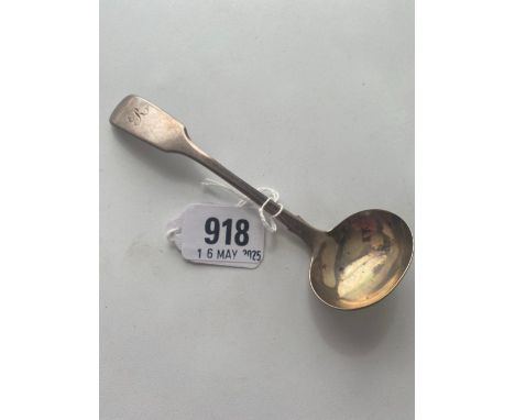 William IV Exeter cream ladle, fiddle pattern. 1836 By B &amp; A L