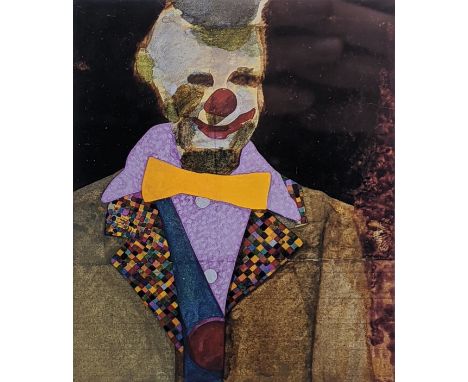 Peter Blake (British, b.1932), Clown, lithographic print, signed in pencil, H.13cm W.11cm, size with frame 33.5cm x 36cm