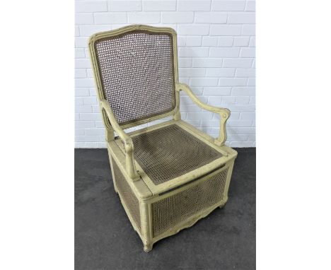 Bergere commode chair, 108 x 64cm 