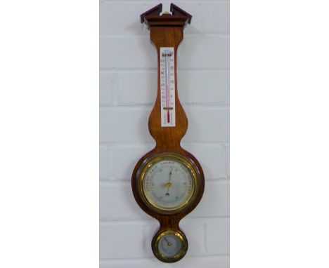 Mahogany barometer, 52cm