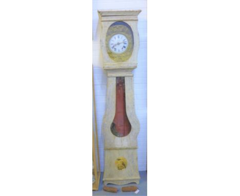 Continental style longcase clock 228 x 50cm 