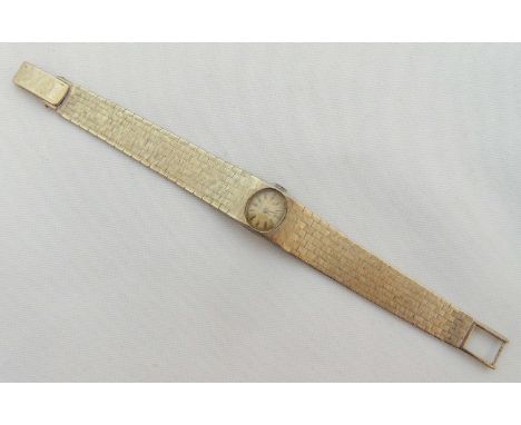 IWC 18ct white gold ladies bracelet wristwatch, approx total weight 43.7g
