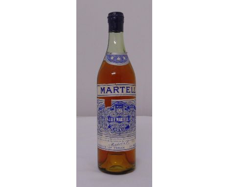 Martell 1970s bottling cognac 70% proof, 70cl