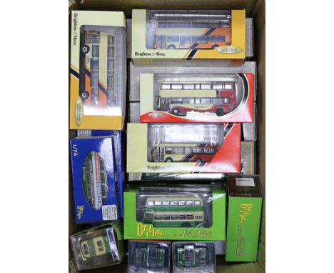 A collection of boxed Creative Master, EFE and Britbus buses and coaches, all Brighton &amp; Hove or Southdown liveries (29),
