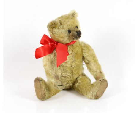 A Farnell bear, c.1912, black button eyes, 25cm, in very good condition