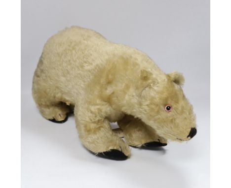 A large Polar bear, c.1950's, possibly Chiltern, very good condition