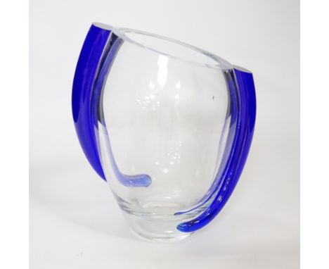 A Barski studio art glass vase, 24cm tall