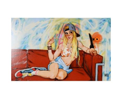 TODD WHITE (1969)  ARTIST SIGNED LIMITED EDITION COLOUR PRINT  ‘Malibu’, (73/135) no certificate  20” x 30” (50.9cm x 76.2cm)