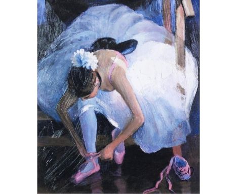 SHEREE VALENTINE DAINES (1959)  ARTIST SIGNED LIMITED EDITION COLOUR PRINT  ‘The Pink Slipper’ (88/195) with certificate  10 