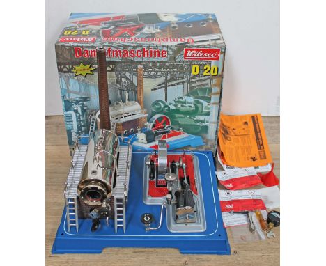 Wilesco D20 live steam model. Condition - boxed and appears unused.