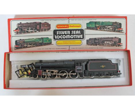 Hornby Railways OO gauge scale R859 Class 5MT Stainier 4-6-0 Locomotive and tender 'Black 5', boxed. Condition - appears unus