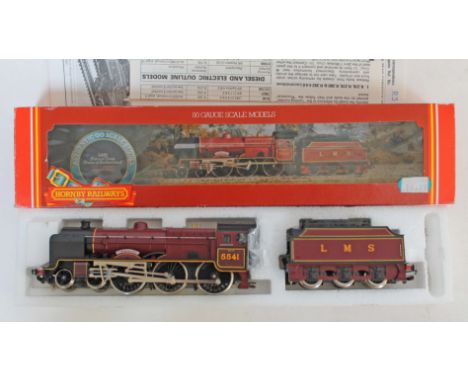 Hornby Railways OO gauge scale LMS Patriot Class 'Duke of Sutherland' R311 Locomotive and tender with crew and vacuum pipes, 