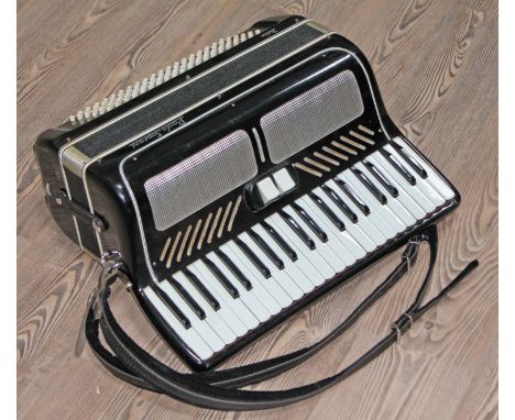 A Paolo Soprani Italia piano accordion.