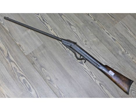A vintage GEM air rifle with octagonal barrel, length 108cm.