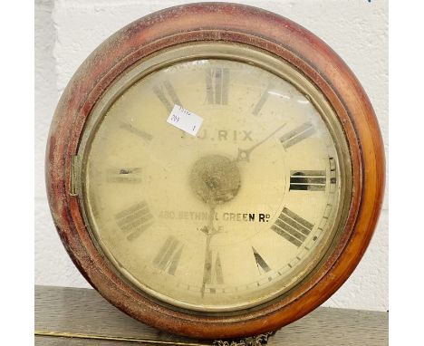 A chiming chain driven wall clock by TR Rixx, Bethnal Green