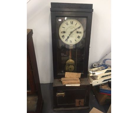 A Gledhill brook time recorders ltd clocking in clock