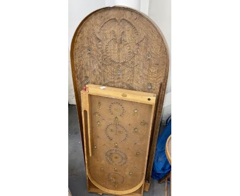 One large wooden Bagatelle c1900 and another later example.