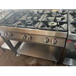 Angelo Po 6 Burner Boiling Top on Stand Natural Gas