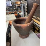 Large Mortar and Pestle