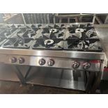 Angelo Po 6 Burner Boiling Top on Stand Natural Gas