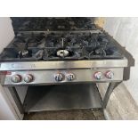Angelo Po 6 Burner Boiling Top on Stand Natural Gas