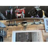 Aeroplane Shelf with clock face
