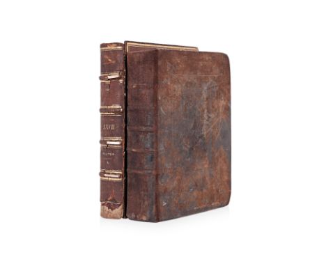 TWO BOOKS WITH NUMEROUS SCIENTIFIC PLATES, DATED 1845 & 1759
Encyclopedia Metropolitana; Or, Universal Dictionary of Knowledg