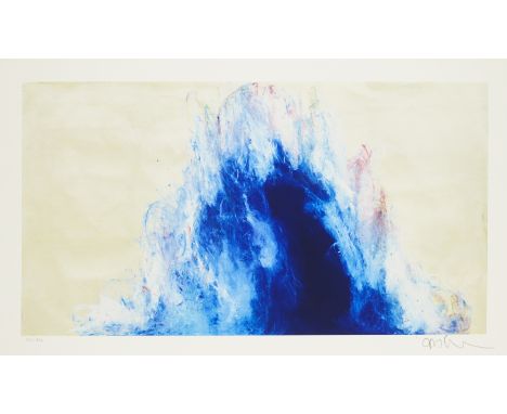 Sir Anish Kapoor CBE RA,&nbsp;British b.1954-&nbsp;Out of the Dark, 2023;&nbsp;24 layer silkscreen print on 410gsm Somerset T