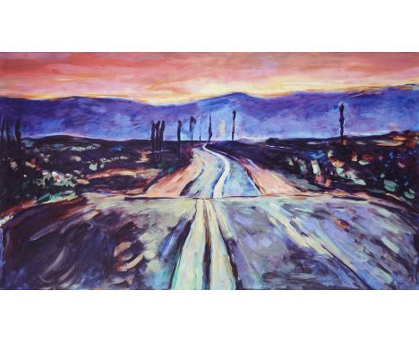 Bob Dylan, American b.1941-Endless Highway, 2017; silkscreen print with pigmented and acrylic resin ink on Archival Coventry 