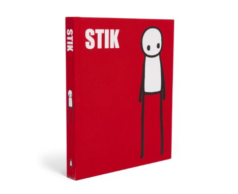Stik,  British b.1979-   Standing Figure (Turquoise), 2015;   offset lithograph in colours on wove,  folded twice as issued, 