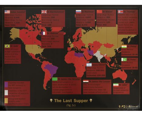 Damien Hirst,British b. 1965- The Last Supper (poster), 2005;&nbsp;offset lithograph in colours on 150gms silk wove, printed 