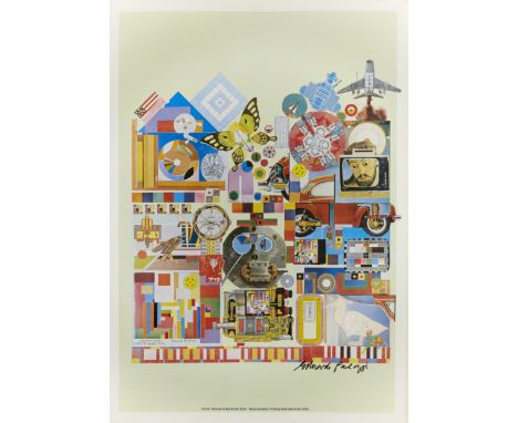Sir Eduardo Paolozzi CBE RA,&nbsp;Scottish 1924-2005,&nbsp;Colour Theory Experiment, 1979;&nbsp;offset lithograph in colours 