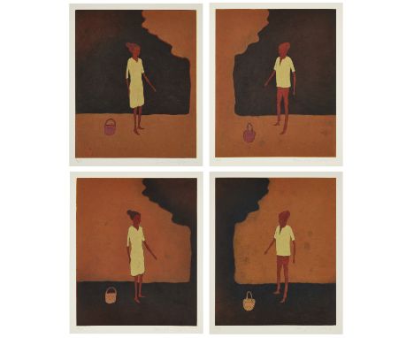 Stephen Chambers RA,British b.1960-Lucrezia B. (Dusk); Lucrezia B. (Dawn); Roderigo B. (Dusk); Roderigo B. (Dawn), 2006; each