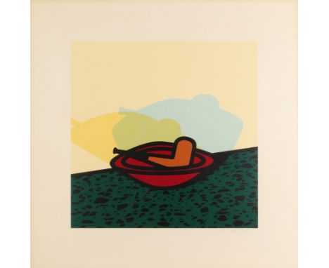 Patrick Caulfield CBE RA, British 1936-2005,  Pipe in a Bowl, (Cristea 50), 1976;screenprint on wove,  signed in pencil and n