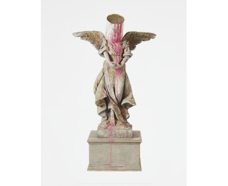 Banksy,&nbsp;British b.1974-&nbsp;Angel with Paint Pot, Bristol Museum &amp; Art Gallery poster;&nbsp;offset lithographic pos